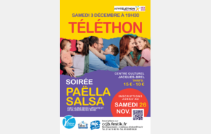 Soirée Téléthon - Paëlla Salsa